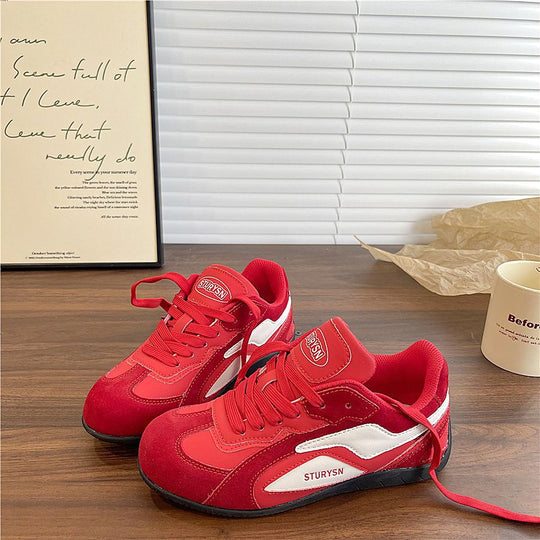 Damen Freizeit Sneakers mit weichem Wildleder und atmungsaktivem Obermaterial EB