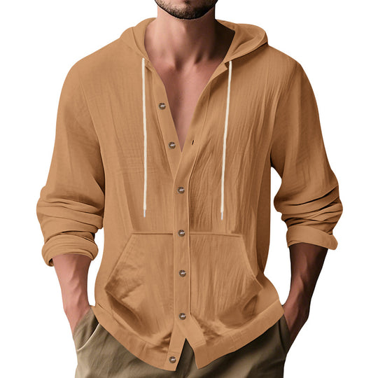 Herren lässige Sommerjacke mit Kapuze EB