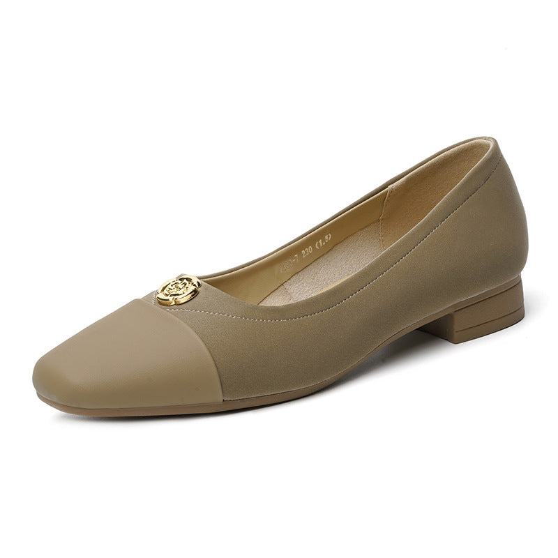 Damen Ballerinas mit elegante Spitze und modischer Verzierungsdetails EB