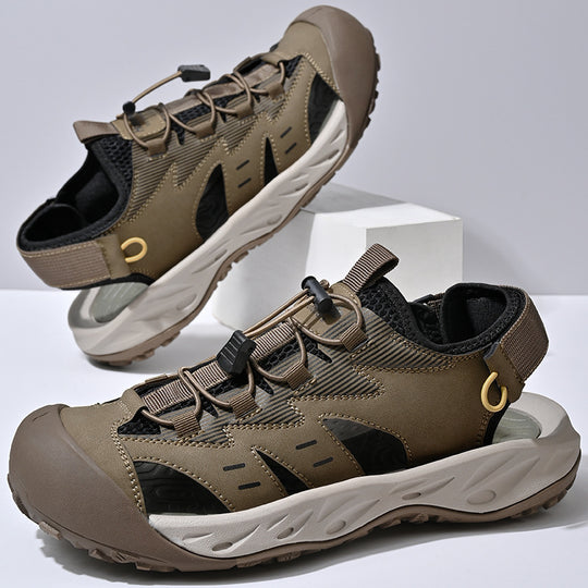 Damen Sportliche Sandalen mit rutschfester Sohle und anatomischer Fußbettung EB