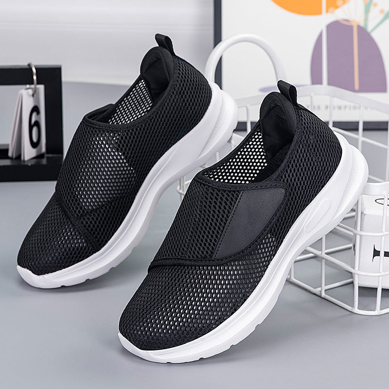 Damen Atmungsaktive Slip-On Sneakers mit flexibler Sohle EB