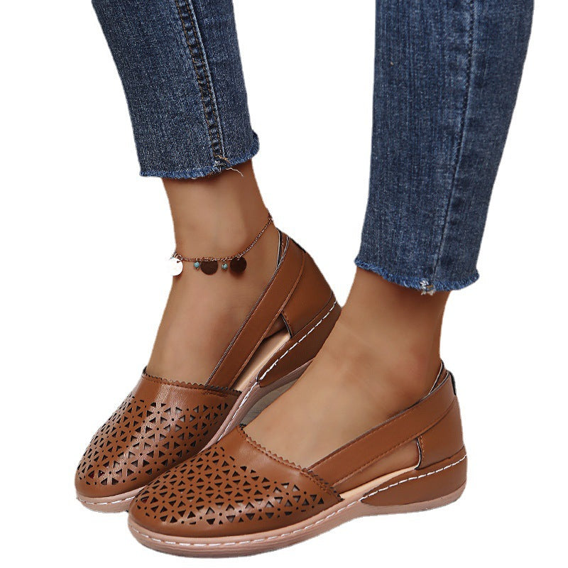 Damen Komfortable Clogs mit atmungsaktivem Design und rutschfester Sohle EB