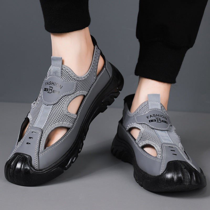 Damen Freizeitliche Mesh-Sandalen mit rutschfester Sohle EB