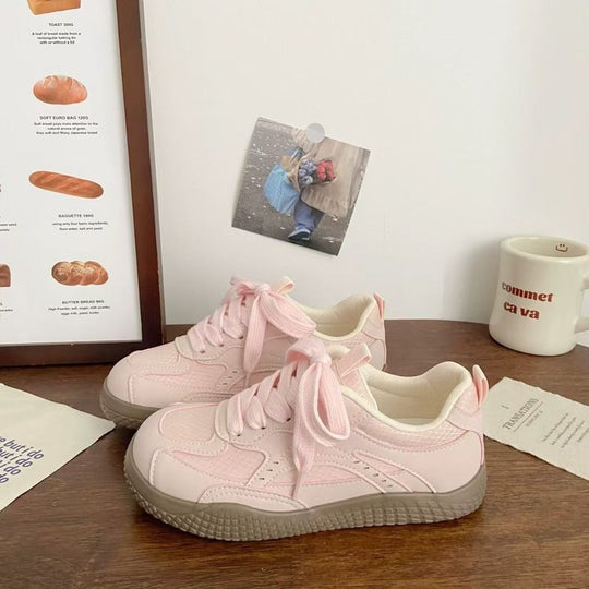 Damen Klassische Sneaker mit rutschfester Gummisohle und atmungsaktivem Obermaterial EB