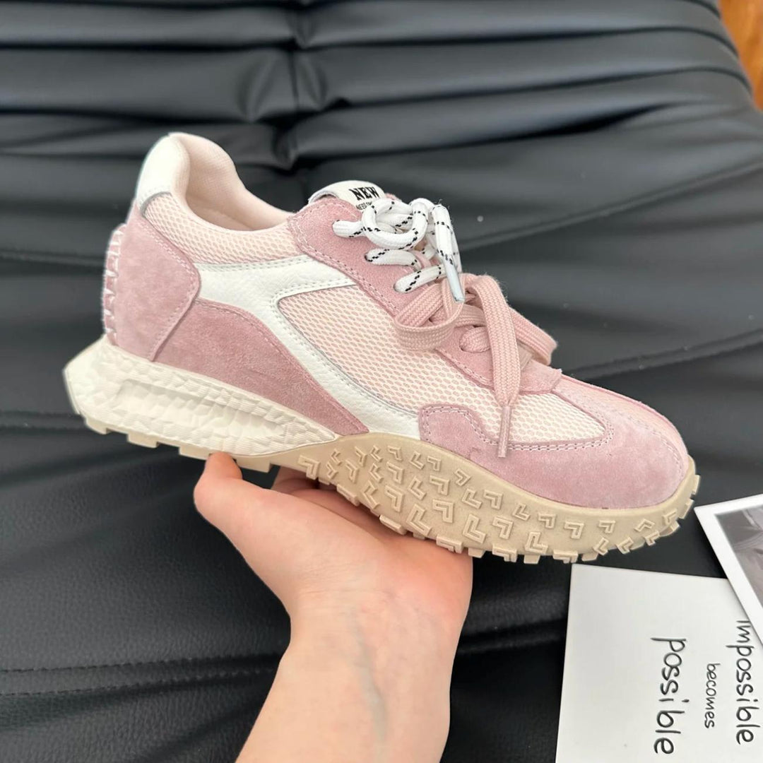 Damen modische Sneaker mit innovativem Sohlen-Design EB