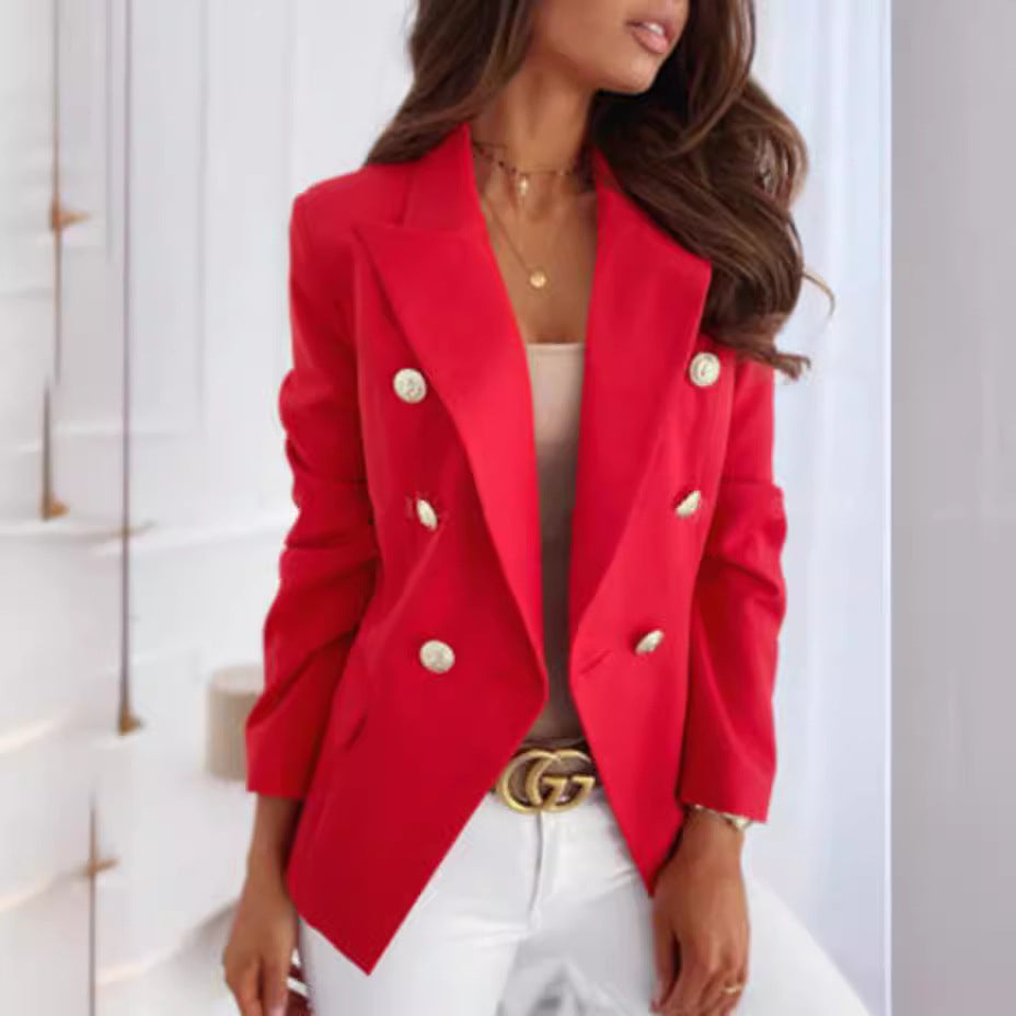 Damen Eleganter Doppeltknopf-Blazer EB