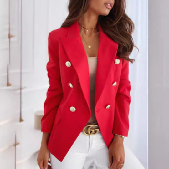 Damen Eleganter Doppeltknopf-Blazer EB
