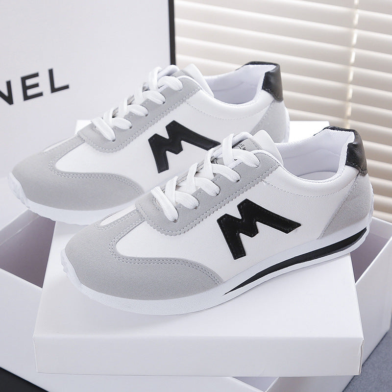 Damen  leichte Retro-Sneaker mit gepolstertem Komfortfußbett, atmungsaktivem Obermaterial und profilierter Laufsohle EB