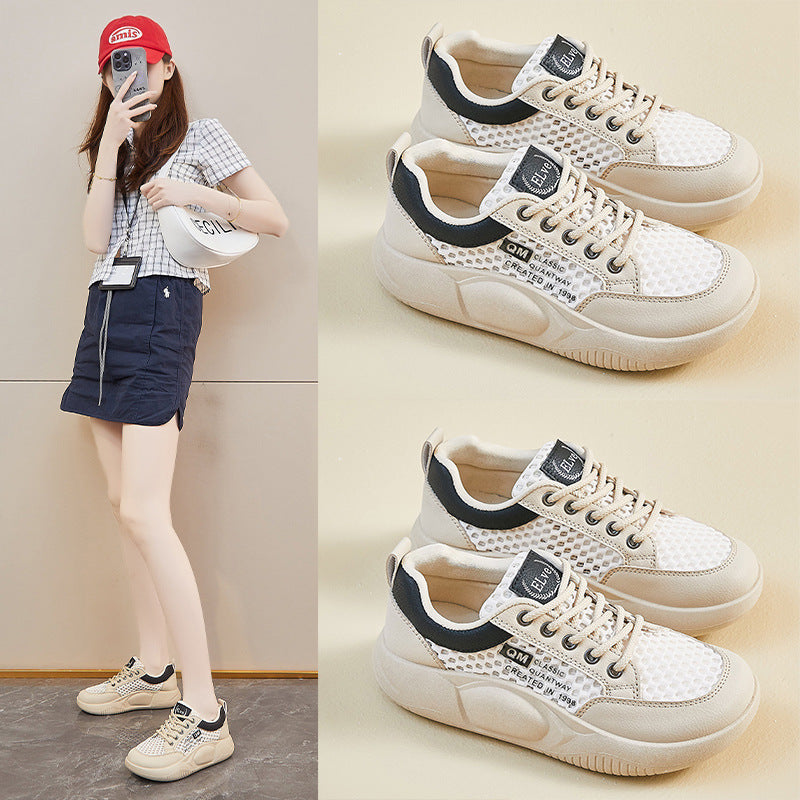 Damen Atmungsaktive Sneakers mit innovativer Netzstruktur und stabiler Sohle EB