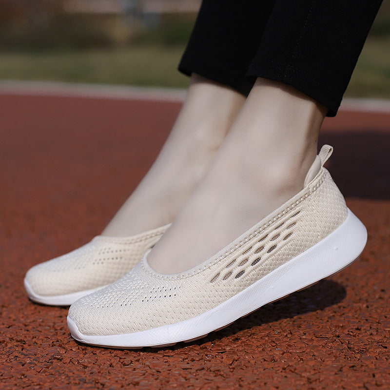 Damen Atmungsaktive und flexible Ballerinas EB