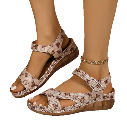 Damen Komfortable und modulare Sandalen mit verstellbarem Riemen EB