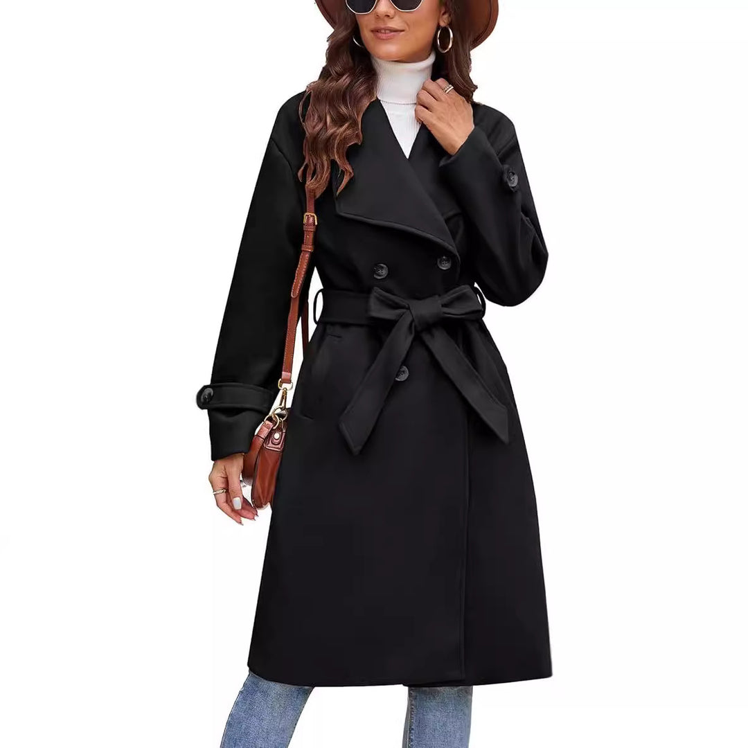 Damen Eleganter und bequemer Langmantel EB