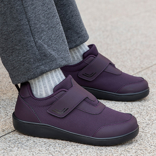 Damen Leichte und praktische Klett-Sneaker EB