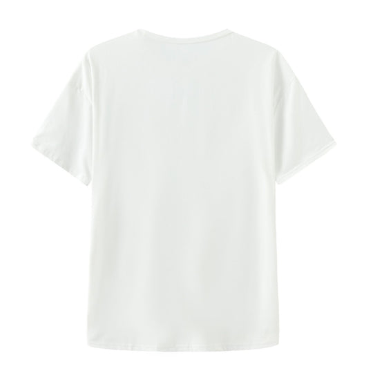Damen Baumwoll T-Shirt mit floralem Print EB
