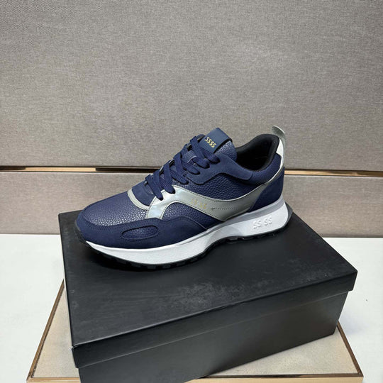 Damen Sportliche Freizeit Sneakers mit atmungsaktiver Mesh-Oberfläche und dämpfender Sohle EB