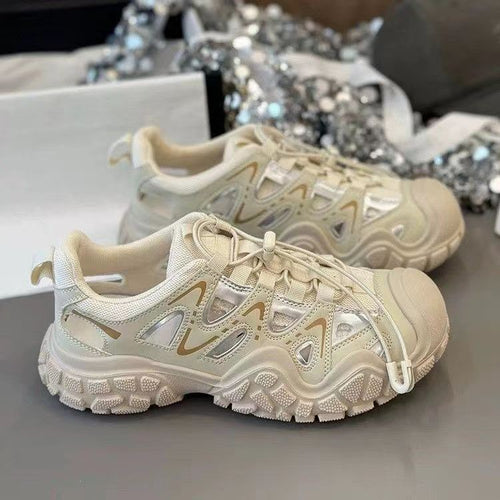 Damen Sportliche Sneakers mit innovativer Mesh-Konstruktion und dämpfender Sohle EB