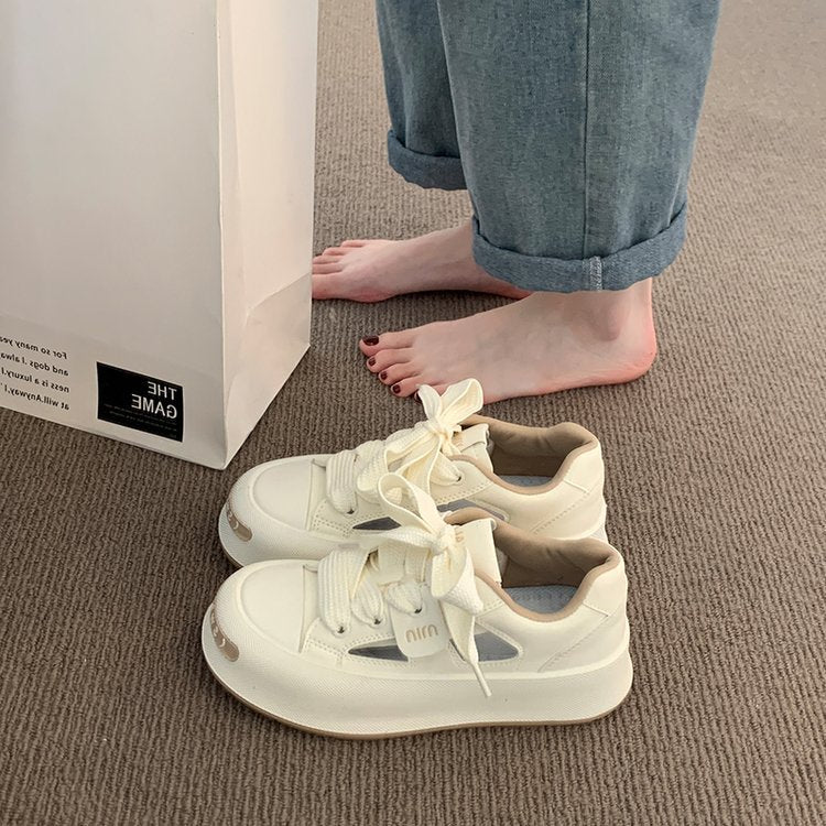 Damen modische Sneakers mit atmungsaktiver Mesh-Oberfläche und dämpfender Sohle EB