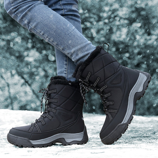 Damen Winterfunktionsstiefel mit isolierendem Warmfutter und rutschfester Sohle EB