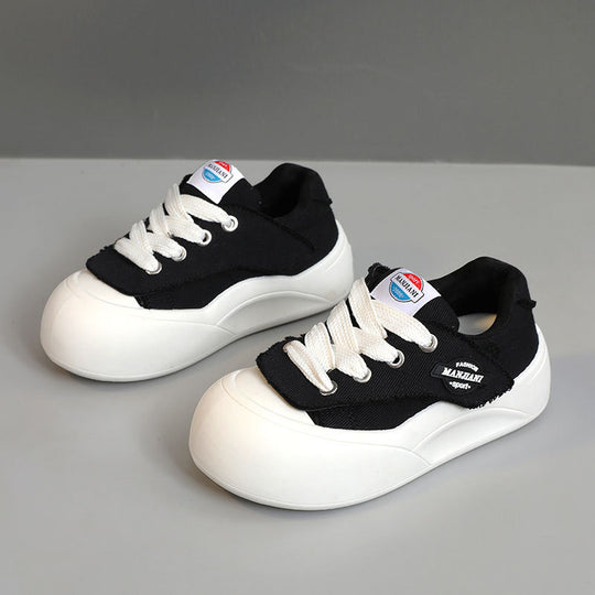 Damen sportive Sneakers mit strapazierfähigem Obermaterial und rutschfester Gummisohle EB
