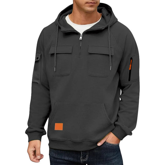 Herren Alltags-Hoodie mit praktischen Taschen EB