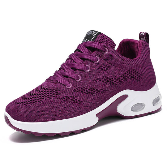 Damen Sportliche Sneaker mit luftiger Mesh-Oberfläche und Dämpfungstechnologie EB