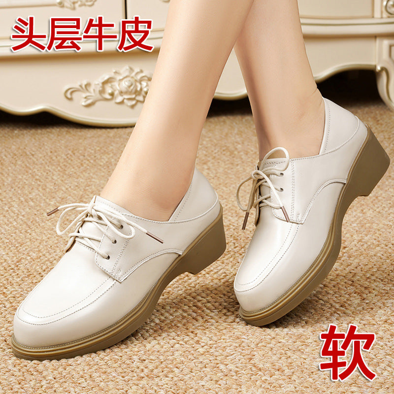 Damen elegante Schnürschuhe mit robustem Blockabsatz und modischem Design EB