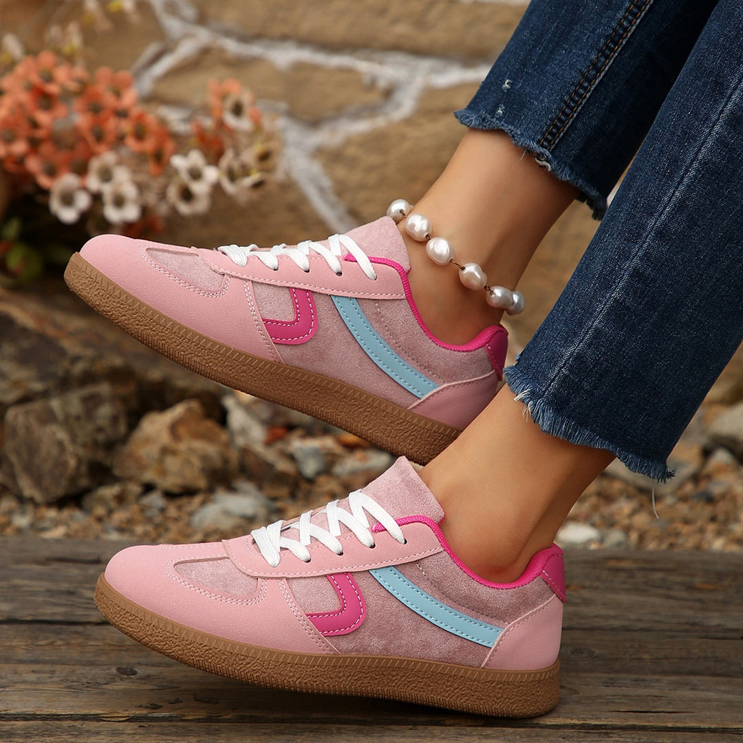 Damen Sportliche Sneakers mit modischem Farbverlauf EB