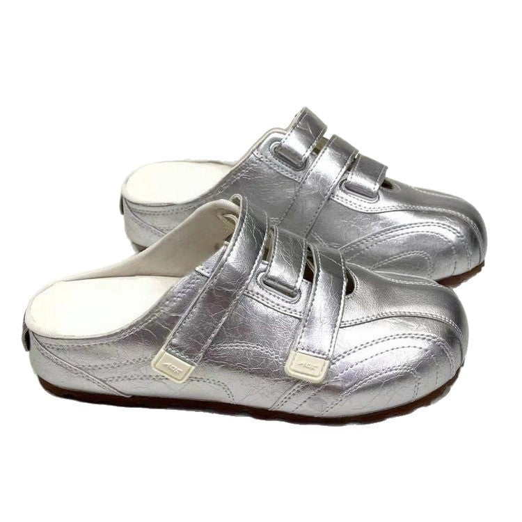Damen Komfortable Clogs mit verstellbaren Klettverschlüssen und ergonomischem Fußbett EB