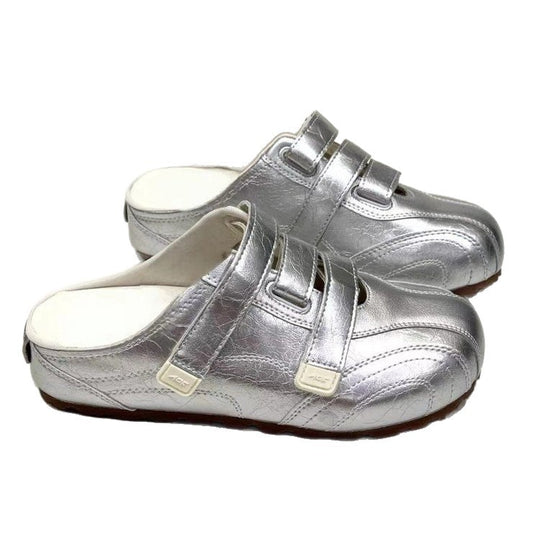 Damen Komfortable Clogs mit verstellbaren Klettverschlüssen und ergonomischem Fußbett EB