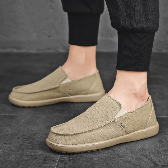 Damen Bequeme Slip-On Schuhe aus atmungsaktivem Material EB
