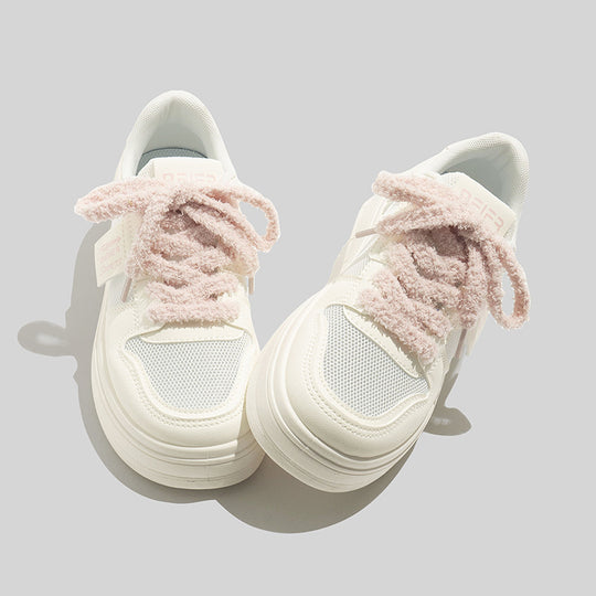 Damen Atmungsaktive Freizeitsneaker mit weichem Innenfutter und innovativen Schnürsenkeln EB