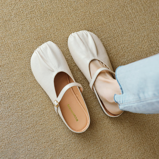 Damen elegante Clogs mit komfortabler Schnallenverstellung EB