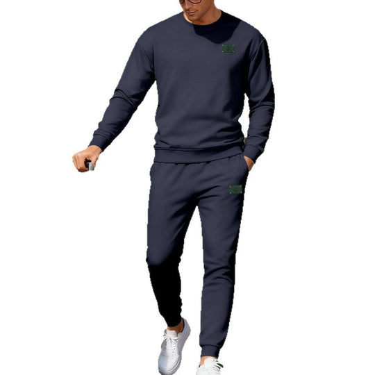 Herren Reisefreundliches Slim‑Fit Loungewear‑Set aus Sweatshirt und Jogginghose EB