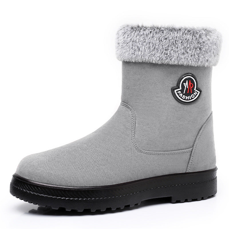 Damen Modische Winterboots mit kuscheligem Innenfutter und rutschfester Sohle EB