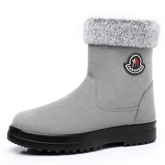Damen Modische Winterboots mit kuscheligem Innenfutter und rutschfester Sohle EB