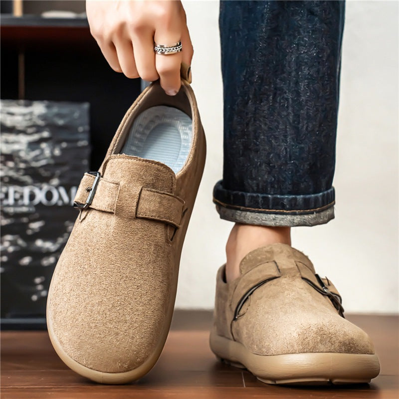 Damen modische Clogs mit verstellbarem Schnallenverschluss und rutschfester Sohle EB
