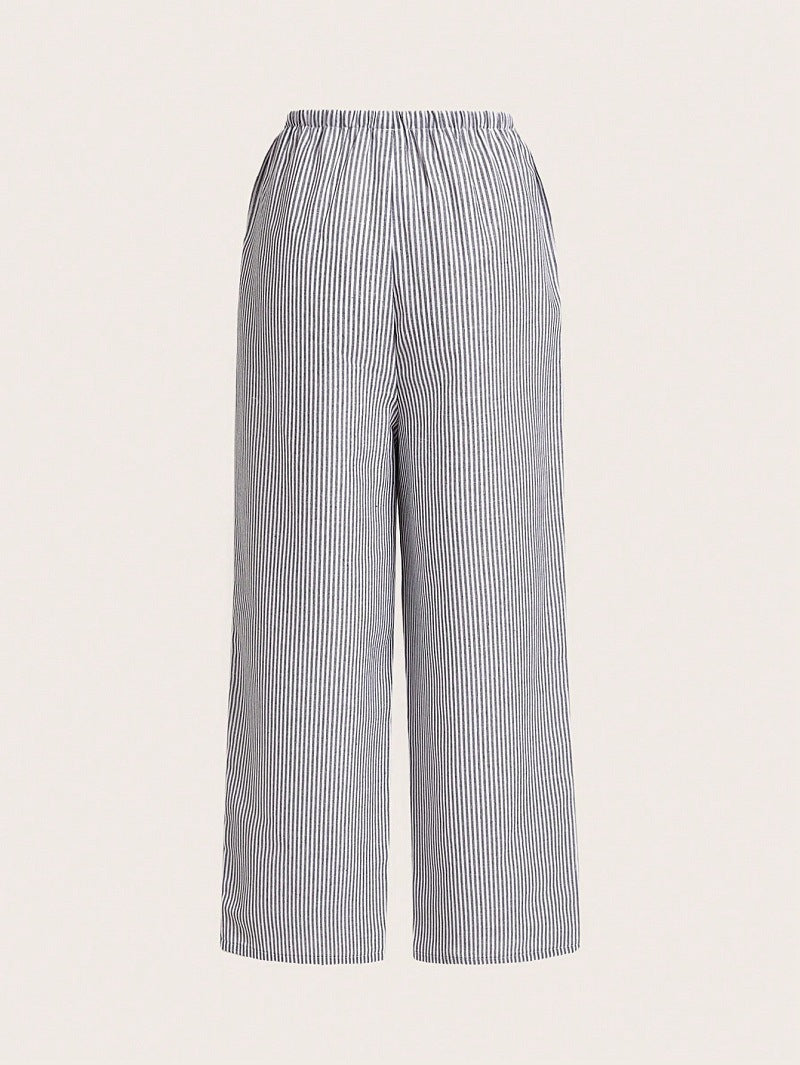 Damen lässige Freizeithose mit Gürtel EB