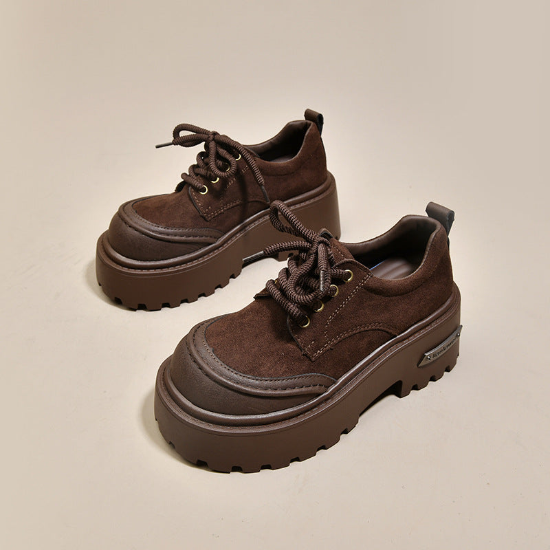 Damen Chunky Schnürschuhe mit robustem Plateau von EB