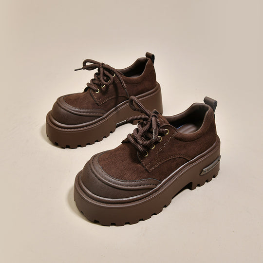 Damen Chunky Schnürschuhe mit robustem Plateau von EB