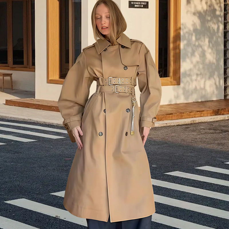 Damen eleganter Trenchcoat EB