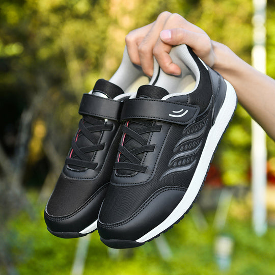 Damen Sportliche Sneakers mit verstellbarem Klettverschluss und atmungsaktiver Oberflächenstruktur EB