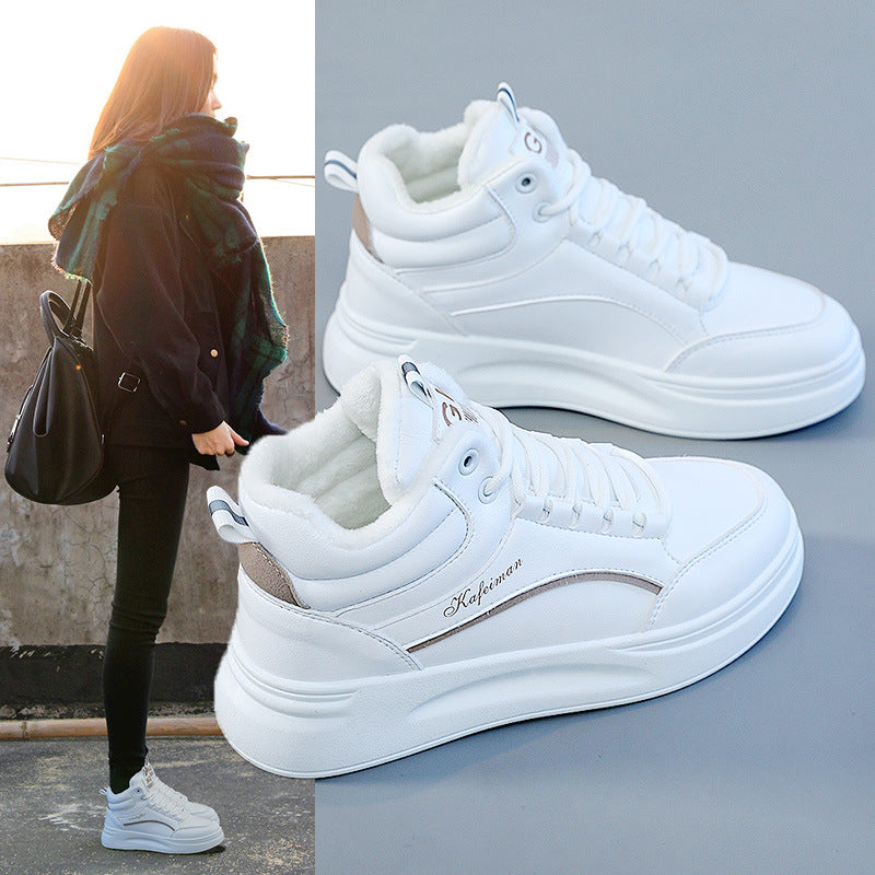 Damen Warmgefütterte High-Top Sneakers EB
