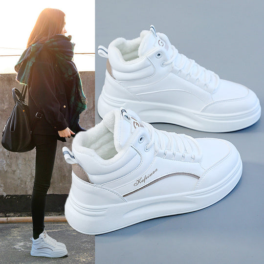 Damen Warmgefütterte High-Top Sneakers EB