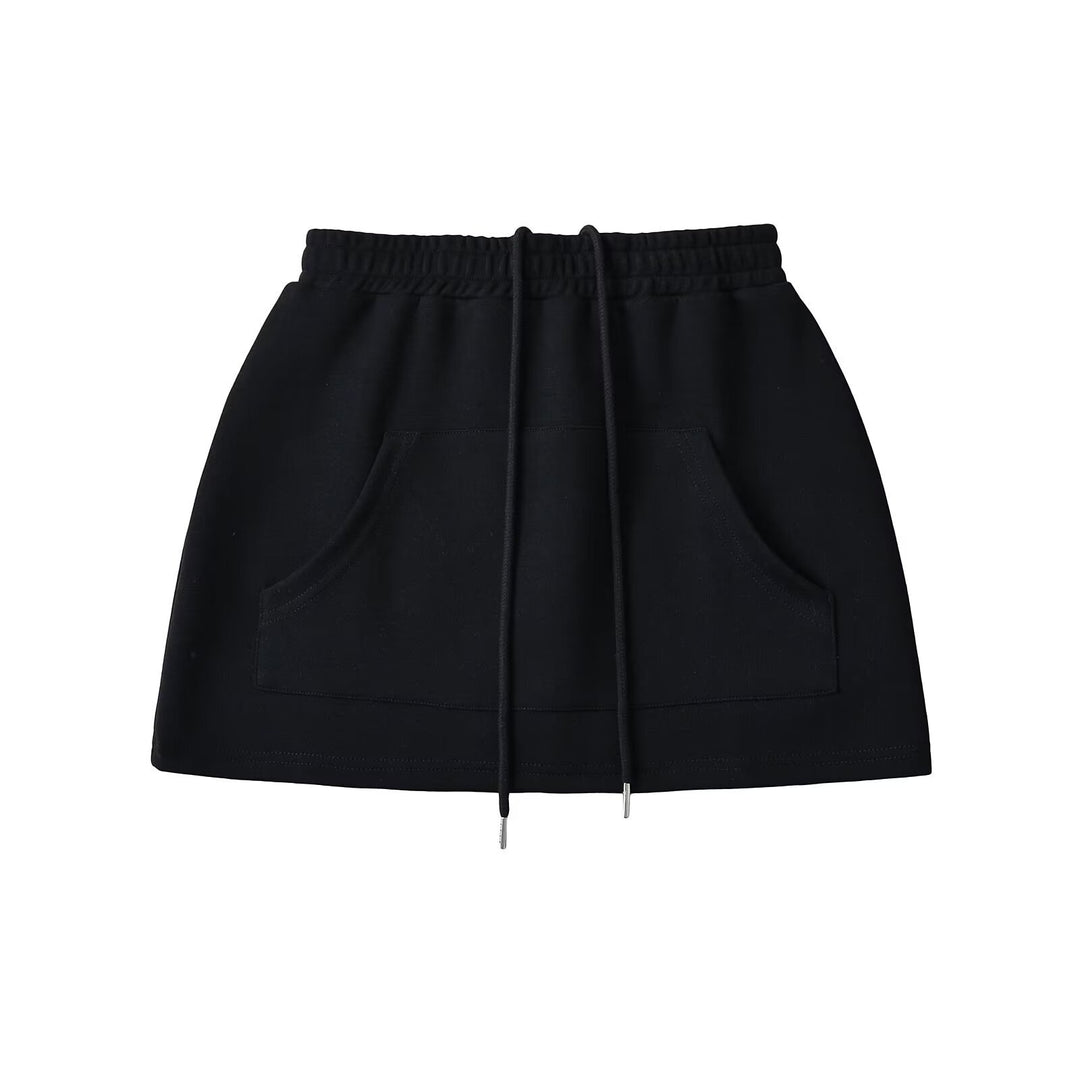 Damen Sweatrock mit elastischem Bund und praktischen Seitentaschen EB