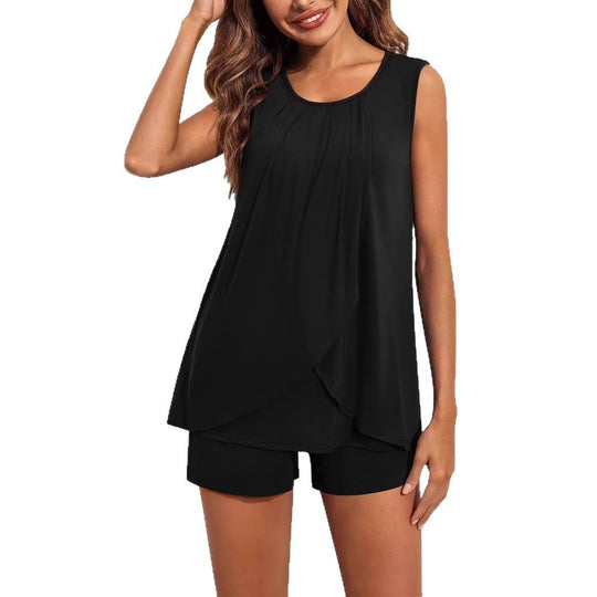 Damen Sportliches Tank-Top mit Shorts EB