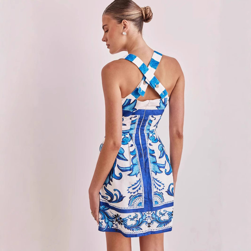 Damen Sommerkleid mit elegantem Design und praktischen Taschen EB