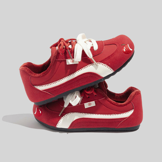 Damen Sneakers mit verspieltem Katzenmotiv und bequemer Dämpfung EB