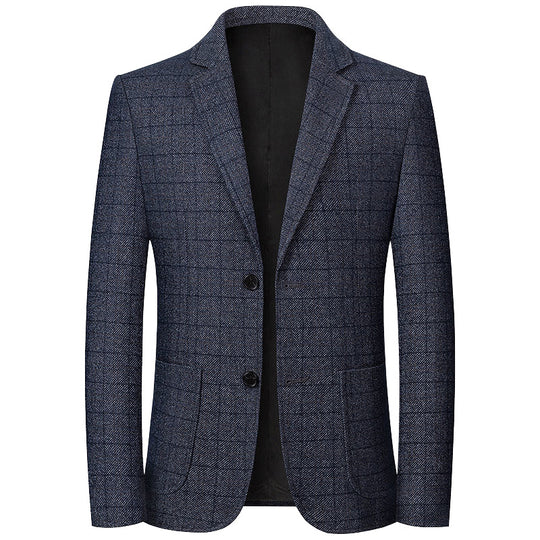 Herren Sakko Glencheck Slim Fit mit leichter Innenfütterung EB