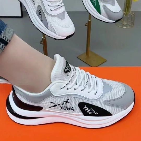 Damen leichte und atmungsaktive Sportschuhe mit flexibler Sohle EB