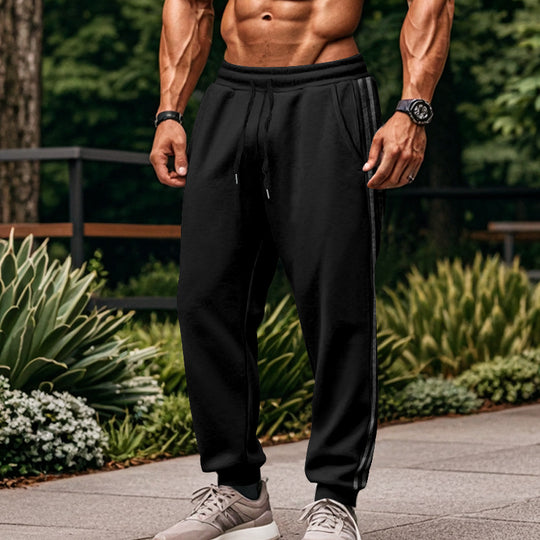 Herren Sportliche Jogginghose mit elastischem Bund und seitlichen Eingrifftaschen EB